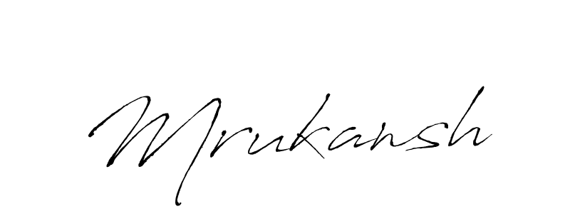 How to make Mrukansh signature? Antro_Vectra is a professional autograph style. Create handwritten signature for Mrukansh name. Mrukansh signature style 6 images and pictures png