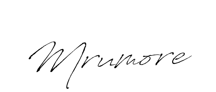 Make a beautiful signature design for name Mrumore. With this signature (Antro_Vectra) style, you can create a handwritten signature for free. Mrumore signature style 6 images and pictures png