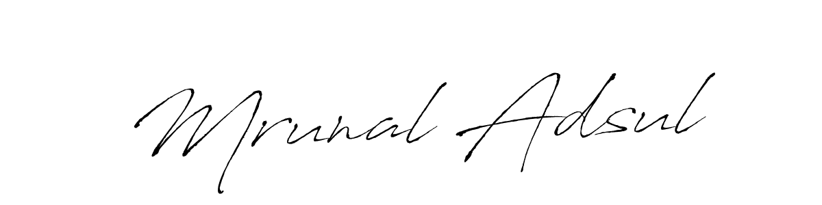 Best and Professional Signature Style for Mrunal Adsul. Antro_Vectra Best Signature Style Collection. Mrunal Adsul signature style 6 images and pictures png