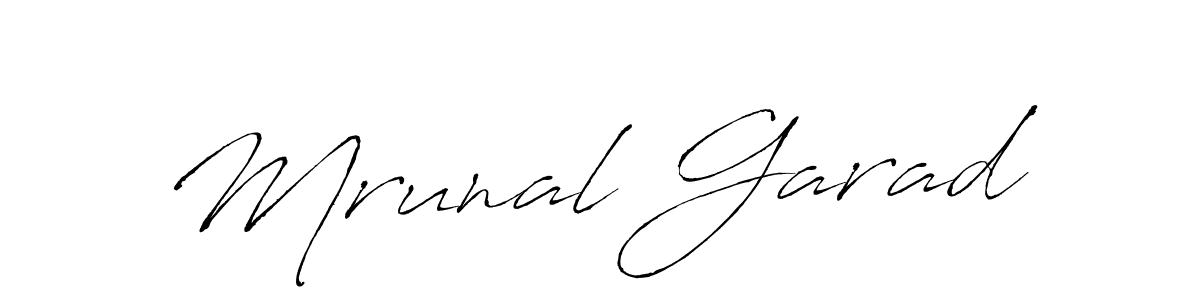 Also You can easily find your signature by using the search form. We will create Mrunal Garad name handwritten signature images for you free of cost using Antro_Vectra sign style. Mrunal Garad signature style 6 images and pictures png