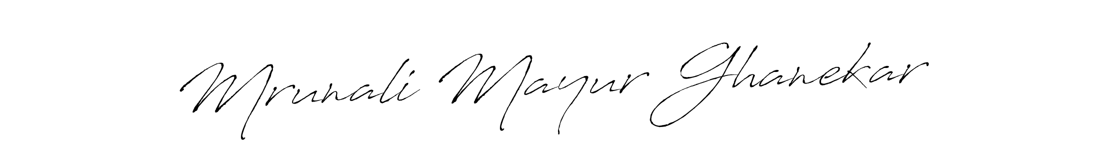 It looks lik you need a new signature style for name Mrunali Mayur Ghanekar. Design unique handwritten (Antro_Vectra) signature with our free signature maker in just a few clicks. Mrunali Mayur Ghanekar signature style 6 images and pictures png