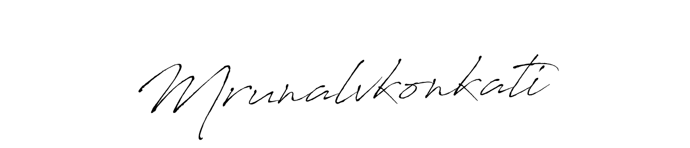 It looks lik you need a new signature style for name Mrunalvkonkati. Design unique handwritten (Antro_Vectra) signature with our free signature maker in just a few clicks. Mrunalvkonkati signature style 6 images and pictures png