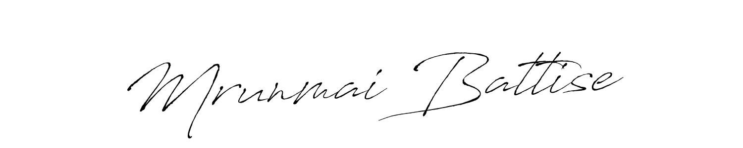 Design your own signature with our free online signature maker. With this signature software, you can create a handwritten (Antro_Vectra) signature for name Mrunmai Battise. Mrunmai Battise signature style 6 images and pictures png