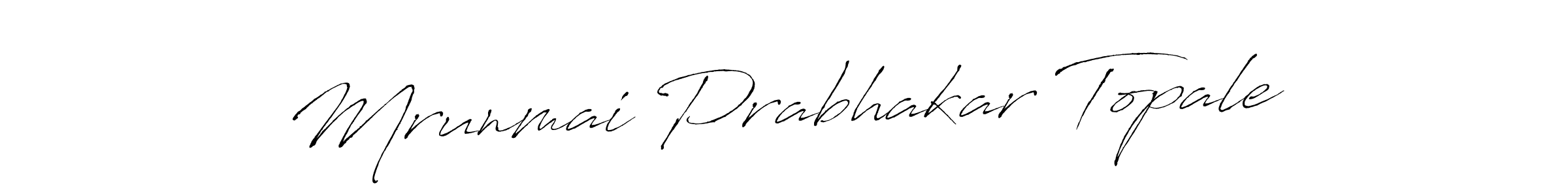 How to Draw Mrunmai Prabhakar Topale signature style? Antro_Vectra is a latest design signature styles for name Mrunmai Prabhakar Topale. Mrunmai Prabhakar Topale signature style 6 images and pictures png