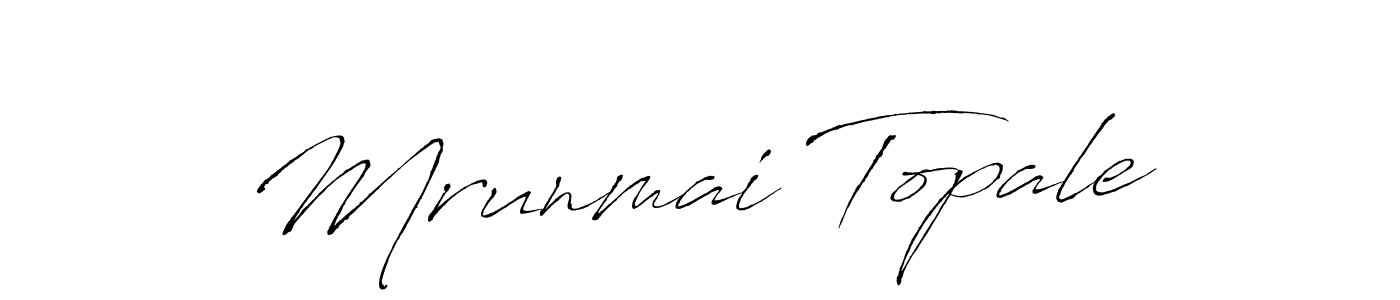 You should practise on your own different ways (Antro_Vectra) to write your name (Mrunmai Topale) in signature. don't let someone else do it for you. Mrunmai Topale signature style 6 images and pictures png