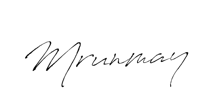 Mrunmay stylish signature style. Best Handwritten Sign (Antro_Vectra) for my name. Handwritten Signature Collection Ideas for my name Mrunmay. Mrunmay signature style 6 images and pictures png