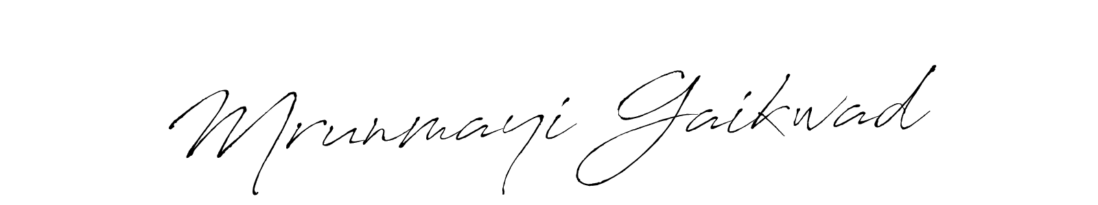 Antro_Vectra is a professional signature style that is perfect for those who want to add a touch of class to their signature. It is also a great choice for those who want to make their signature more unique. Get Mrunmayi Gaikwad name to fancy signature for free. Mrunmayi Gaikwad signature style 6 images and pictures png