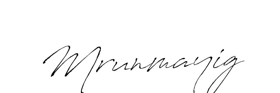 It looks lik you need a new signature style for name Mrunmayig. Design unique handwritten (Antro_Vectra) signature with our free signature maker in just a few clicks. Mrunmayig signature style 6 images and pictures png