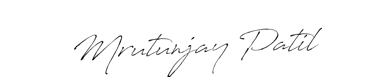 This is the best signature style for the Mrutunjay Patil name. Also you like these signature font (Antro_Vectra). Mix name signature. Mrutunjay Patil signature style 6 images and pictures png