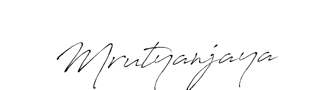 The best way (Antro_Vectra) to make a short signature is to pick only two or three words in your name. The name Mrutyanjaya include a total of six letters. For converting this name. Mrutyanjaya signature style 6 images and pictures png