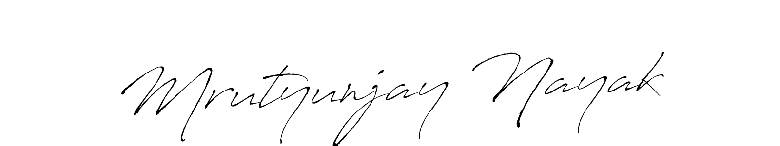 How to make Mrutyunjay Nayak name signature. Use Antro_Vectra style for creating short signs online. This is the latest handwritten sign. Mrutyunjay Nayak signature style 6 images and pictures png