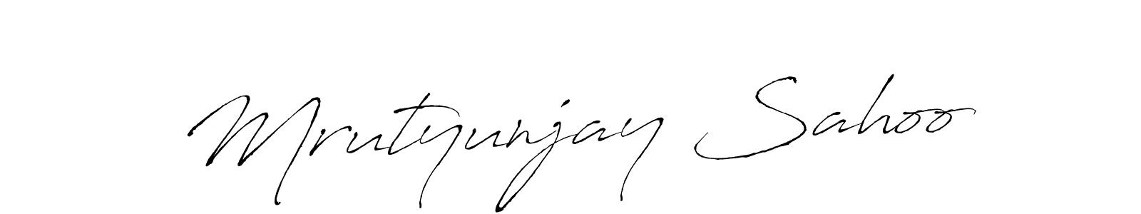 Design your own signature with our free online signature maker. With this signature software, you can create a handwritten (Antro_Vectra) signature for name Mrutyunjay Sahoo. Mrutyunjay Sahoo signature style 6 images and pictures png
