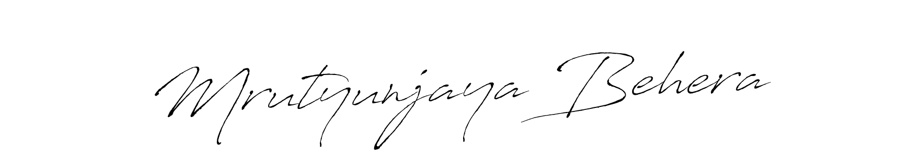 Design your own signature with our free online signature maker. With this signature software, you can create a handwritten (Antro_Vectra) signature for name Mrutyunjaya Behera. Mrutyunjaya Behera signature style 6 images and pictures png