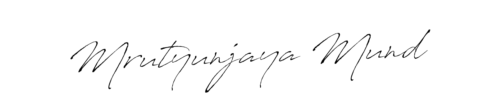 Make a short Mrutyunjaya Mund signature style. Manage your documents anywhere anytime using Antro_Vectra. Create and add eSignatures, submit forms, share and send files easily. Mrutyunjaya Mund signature style 6 images and pictures png