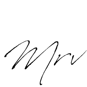 Mrv stylish signature style. Best Handwritten Sign (Antro_Vectra) for my name. Handwritten Signature Collection Ideas for my name Mrv. Mrv signature style 6 images and pictures png