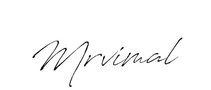 Mrvimal stylish signature style. Best Handwritten Sign (Antro_Vectra) for my name. Handwritten Signature Collection Ideas for my name Mrvimal. Mrvimal signature style 6 images and pictures png