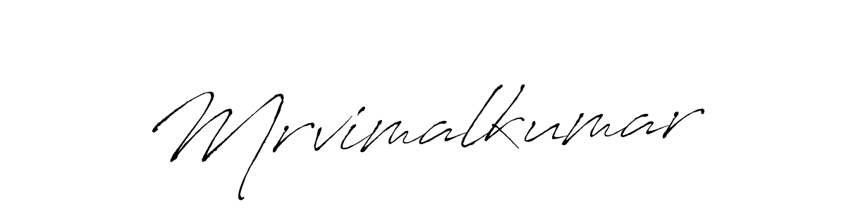Also You can easily find your signature by using the search form. We will create Mrvimalkumar name handwritten signature images for you free of cost using Antro_Vectra sign style. Mrvimalkumar signature style 6 images and pictures png