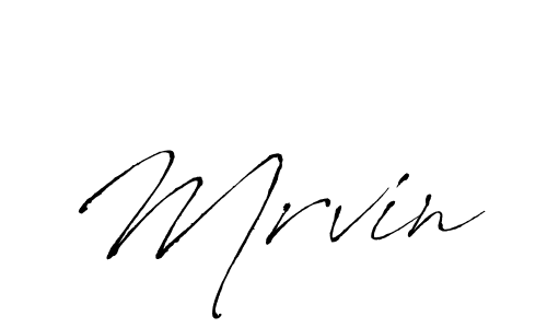 Design your own signature with our free online signature maker. With this signature software, you can create a handwritten (Antro_Vectra) signature for name Mrvin. Mrvin signature style 6 images and pictures png