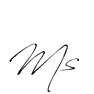 Ms  stylish signature style. Best Handwritten Sign (Antro_Vectra) for my name. Handwritten Signature Collection Ideas for my name Ms . Ms  signature style 6 images and pictures png