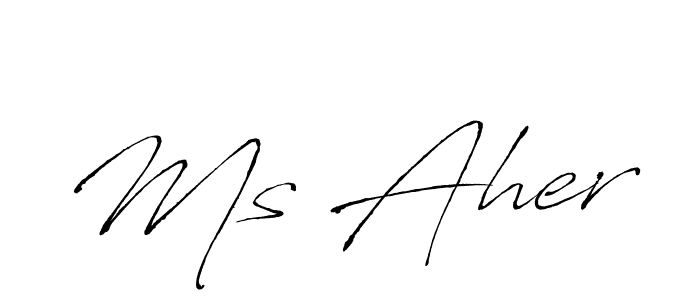 Once you've used our free online signature maker to create your best signature Antro_Vectra style, it's time to enjoy all of the benefits that Ms Aher name signing documents. Ms Aher signature style 6 images and pictures png