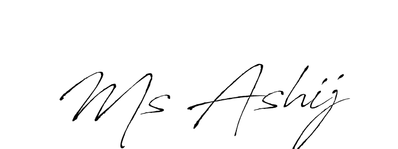 Once you've used our free online signature maker to create your best signature Antro_Vectra style, it's time to enjoy all of the benefits that Ms Ashij name signing documents. Ms Ashij signature style 6 images and pictures png