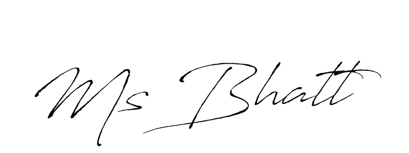 Similarly Antro_Vectra is the best handwritten signature design. Signature creator online .You can use it as an online autograph creator for name Ms Bhatt. Ms Bhatt signature style 6 images and pictures png