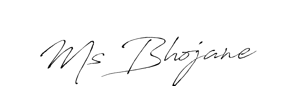 Ms Bhojane stylish signature style. Best Handwritten Sign (Antro_Vectra) for my name. Handwritten Signature Collection Ideas for my name Ms Bhojane. Ms Bhojane signature style 6 images and pictures png