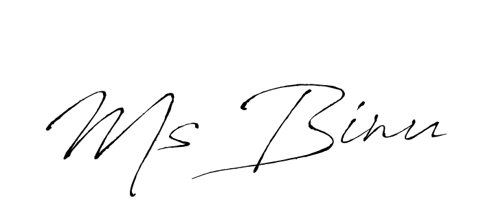 Make a beautiful signature design for name Ms Binu. Use this online signature maker to create a handwritten signature for free. Ms Binu signature style 6 images and pictures png