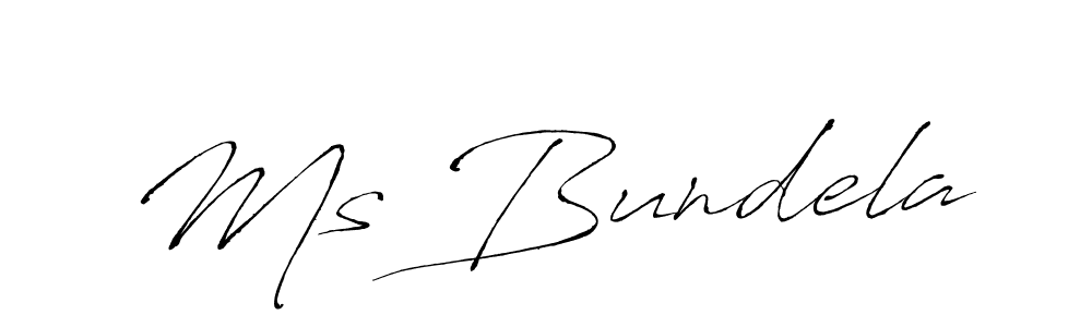You should practise on your own different ways (Antro_Vectra) to write your name (Ms Bundela) in signature. don't let someone else do it for you. Ms Bundela signature style 6 images and pictures png