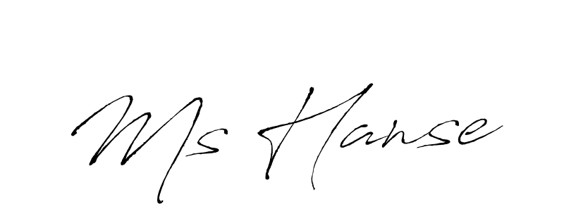 Make a beautiful signature design for name Ms Hanse. Use this online signature maker to create a handwritten signature for free. Ms Hanse signature style 6 images and pictures png