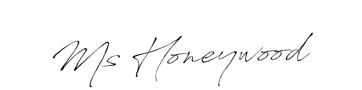 Make a beautiful signature design for name Ms Honeywood. Use this online signature maker to create a handwritten signature for free. Ms Honeywood signature style 6 images and pictures png