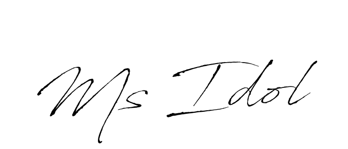 The best way (Antro_Vectra) to make a short signature is to pick only two or three words in your name. The name Ms Idol include a total of six letters. For converting this name. Ms Idol signature style 6 images and pictures png