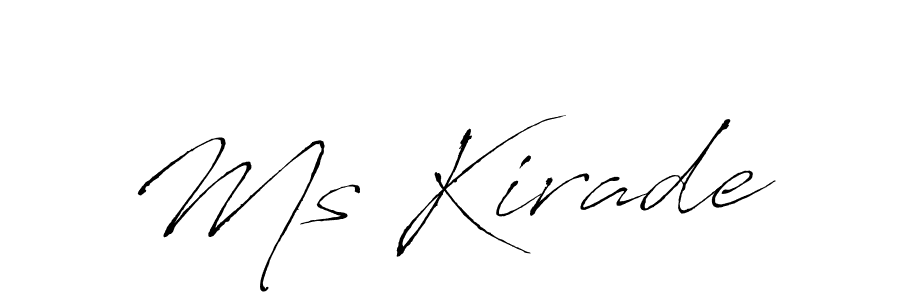 Ms Kirade stylish signature style. Best Handwritten Sign (Antro_Vectra) for my name. Handwritten Signature Collection Ideas for my name Ms Kirade. Ms Kirade signature style 6 images and pictures png