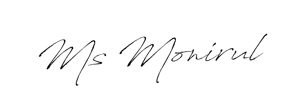 Once you've used our free online signature maker to create your best signature Antro_Vectra style, it's time to enjoy all of the benefits that Ms Monirul name signing documents. Ms Monirul signature style 6 images and pictures png