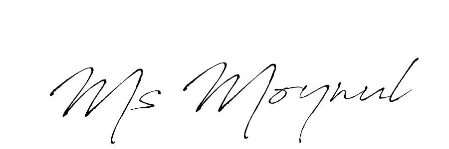 if you are searching for the best signature style for your name Ms Moynul. so please give up your signature search. here we have designed multiple signature styles  using Antro_Vectra. Ms Moynul signature style 6 images and pictures png