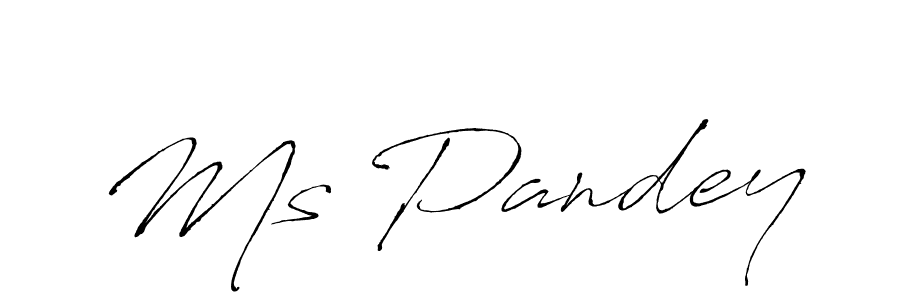 Similarly Antro_Vectra is the best handwritten signature design. Signature creator online .You can use it as an online autograph creator for name Ms Pandey. Ms Pandey signature style 6 images and pictures png