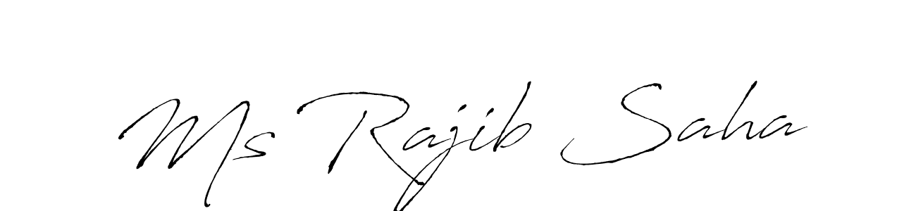 It looks lik you need a new signature style for name Ms Rajib Saha. Design unique handwritten (Antro_Vectra) signature with our free signature maker in just a few clicks. Ms Rajib Saha signature style 6 images and pictures png