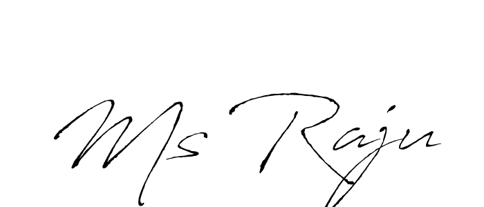 It looks lik you need a new signature style for name Ms Raju. Design unique handwritten (Antro_Vectra) signature with our free signature maker in just a few clicks. Ms Raju signature style 6 images and pictures png