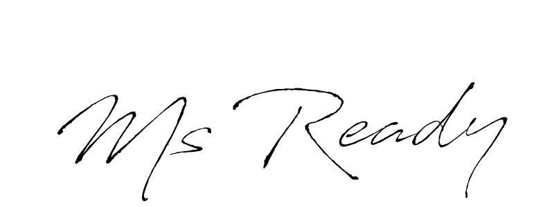 Make a beautiful signature design for name Ms Ready. Use this online signature maker to create a handwritten signature for free. Ms Ready signature style 6 images and pictures png