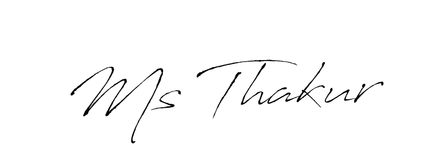 Use a signature maker to create a handwritten signature online. With this signature software, you can design (Antro_Vectra) your own signature for name Ms Thakur. Ms Thakur signature style 6 images and pictures png