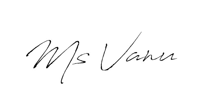 Once you've used our free online signature maker to create your best signature Antro_Vectra style, it's time to enjoy all of the benefits that Ms Vanu name signing documents. Ms Vanu signature style 6 images and pictures png