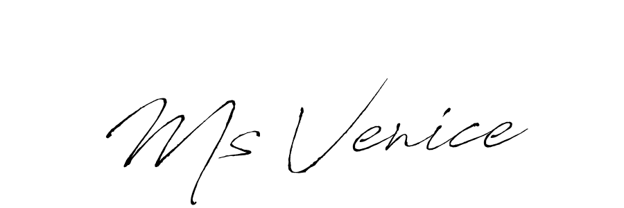 Ms Venice stylish signature style. Best Handwritten Sign (Antro_Vectra) for my name. Handwritten Signature Collection Ideas for my name Ms Venice. Ms Venice signature style 6 images and pictures png