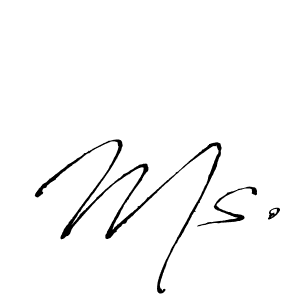 How to make Ms. signature? Antro_Vectra is a professional autograph style. Create handwritten signature for Ms. name. Ms. signature style 6 images and pictures png