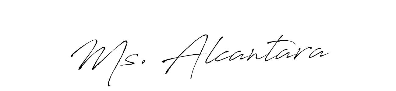 Ms. Alcantara stylish signature style. Best Handwritten Sign (Antro_Vectra) for my name. Handwritten Signature Collection Ideas for my name Ms. Alcantara. Ms. Alcantara signature style 6 images and pictures png