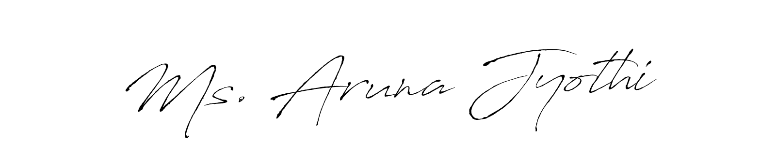 Make a beautiful signature design for name Ms. Aruna Jyothi. Use this online signature maker to create a handwritten signature for free. Ms. Aruna Jyothi signature style 6 images and pictures png