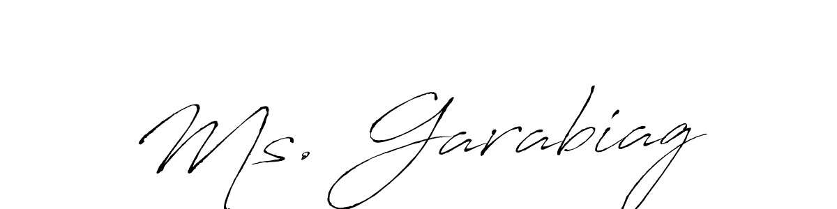 Make a short Ms. Garabiag signature style. Manage your documents anywhere anytime using Antro_Vectra. Create and add eSignatures, submit forms, share and send files easily. Ms. Garabiag signature style 6 images and pictures png