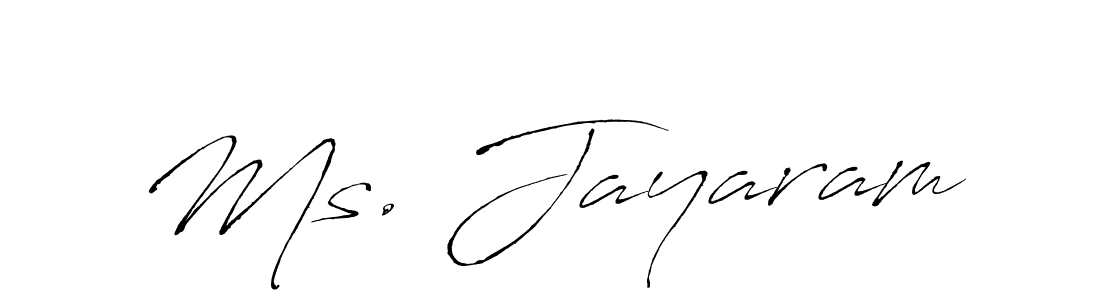 It looks lik you need a new signature style for name Ms. Jayaram. Design unique handwritten (Antro_Vectra) signature with our free signature maker in just a few clicks. Ms. Jayaram signature style 6 images and pictures png