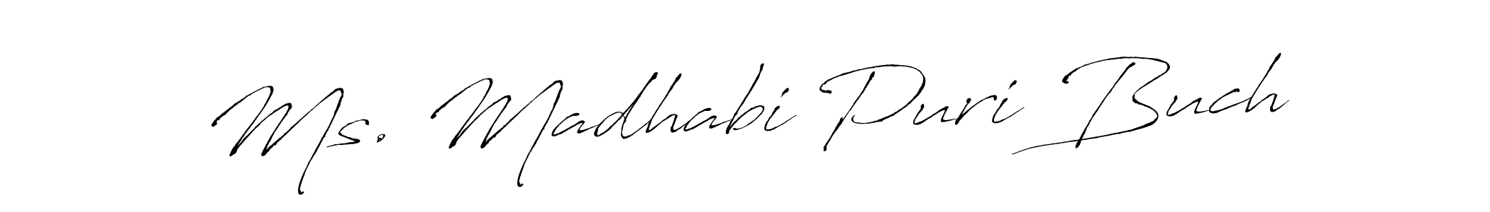 Make a short Ms. Madhabi Puri Buch signature style. Manage your documents anywhere anytime using Antro_Vectra. Create and add eSignatures, submit forms, share and send files easily. Ms. Madhabi Puri Buch signature style 6 images and pictures png
