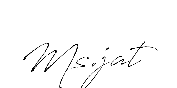 if you are searching for the best signature style for your name Ms.jat. so please give up your signature search. here we have designed multiple signature styles  using Antro_Vectra. Ms.jat signature style 6 images and pictures png