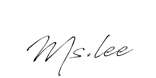 Antro_Vectra is a professional signature style that is perfect for those who want to add a touch of class to their signature. It is also a great choice for those who want to make their signature more unique. Get Ms.lee name to fancy signature for free. Ms.lee signature style 6 images and pictures png